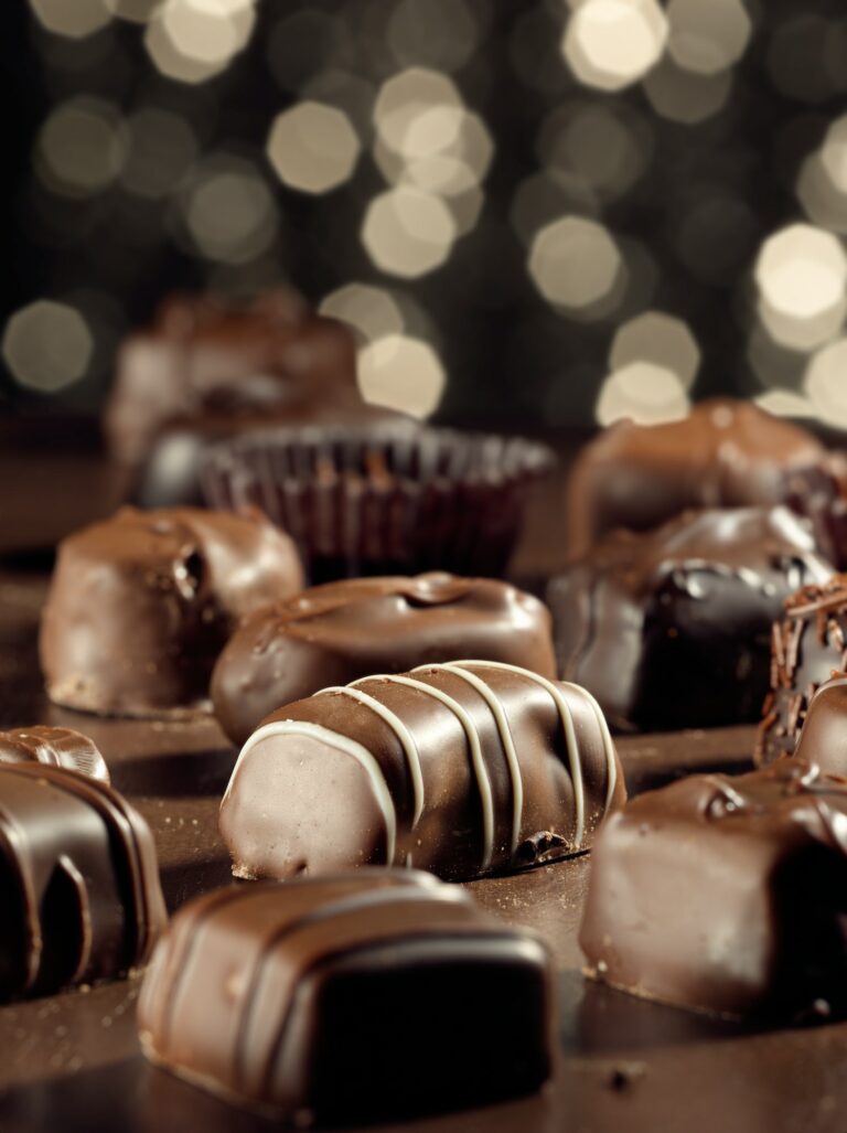 assorted chocolates.